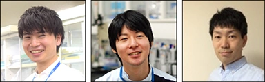 中川桂太朗，野口裕生，原谷健太の顔写真